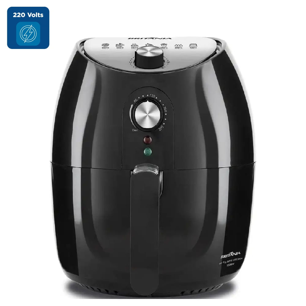 Fritadeira Air Fry Britânia 4,1 Litros Preta BFR10PI – 220 Volts - Imagem 2