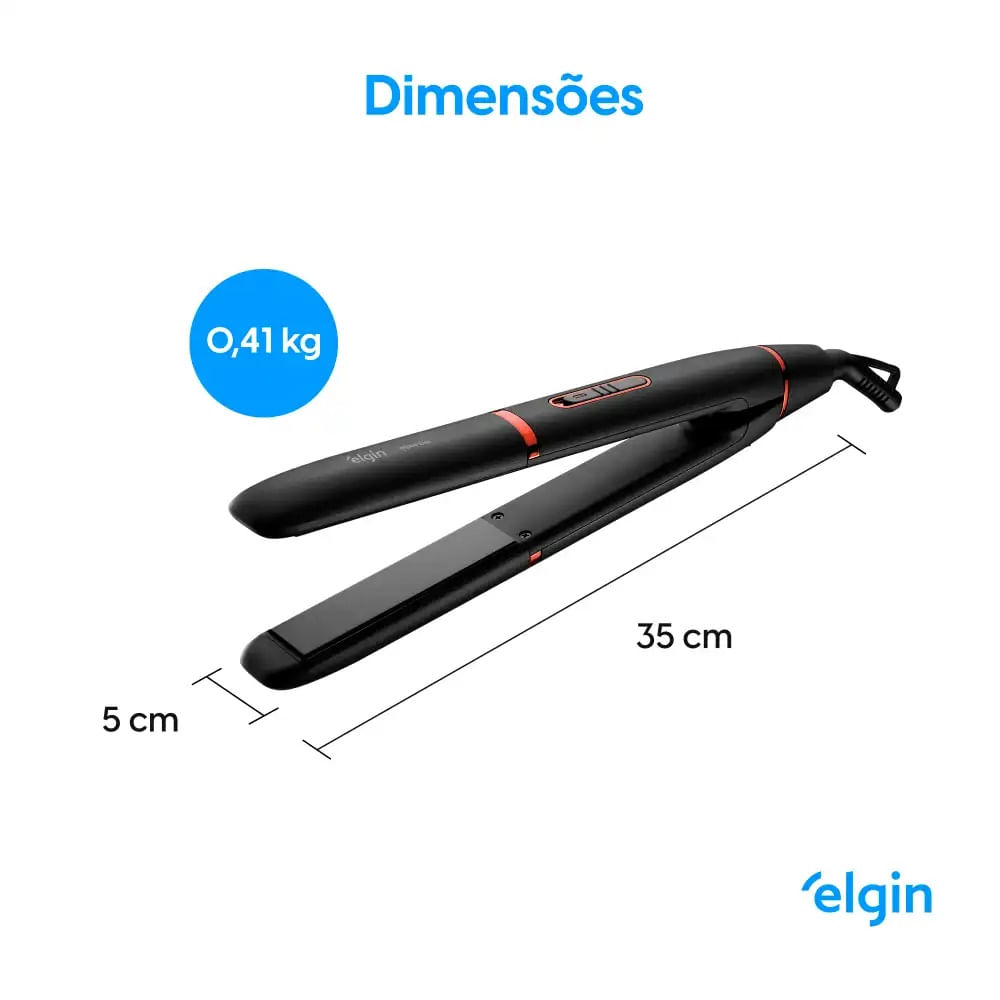 Prancha Alisadora Elgin Move Liss Preta - Bivolt - Imagem 4