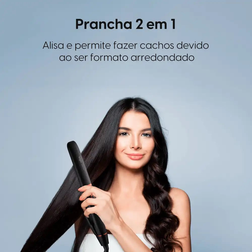 Prancha Alisadora Elgin Move Liss Preta - Bivolt - Imagem 15