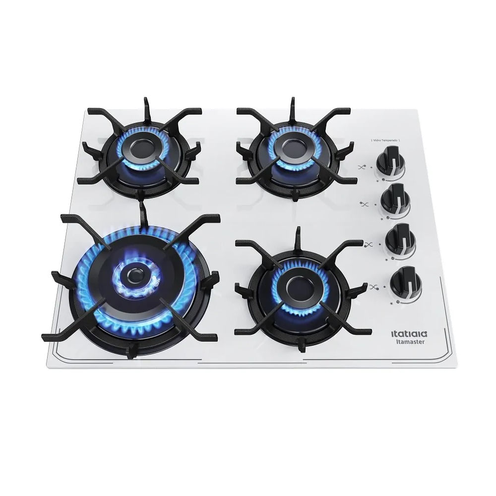 Cooktop Itatiaia 4 Bocas Tripla Chama Itamaster Branco – Bivolt - Imagem 3