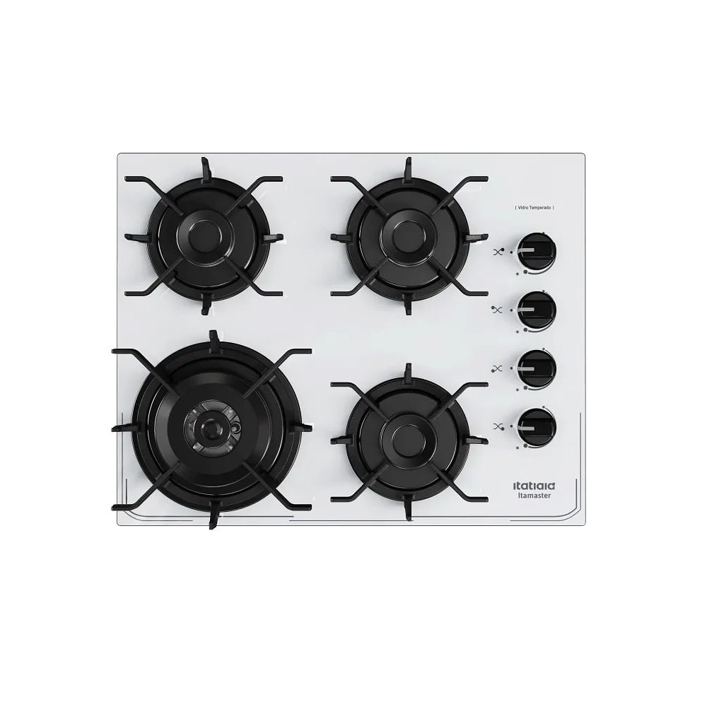 Cooktop Itatiaia 4 Bocas Tripla Chama Itamaster Branco – Bivolt - Imagem 5