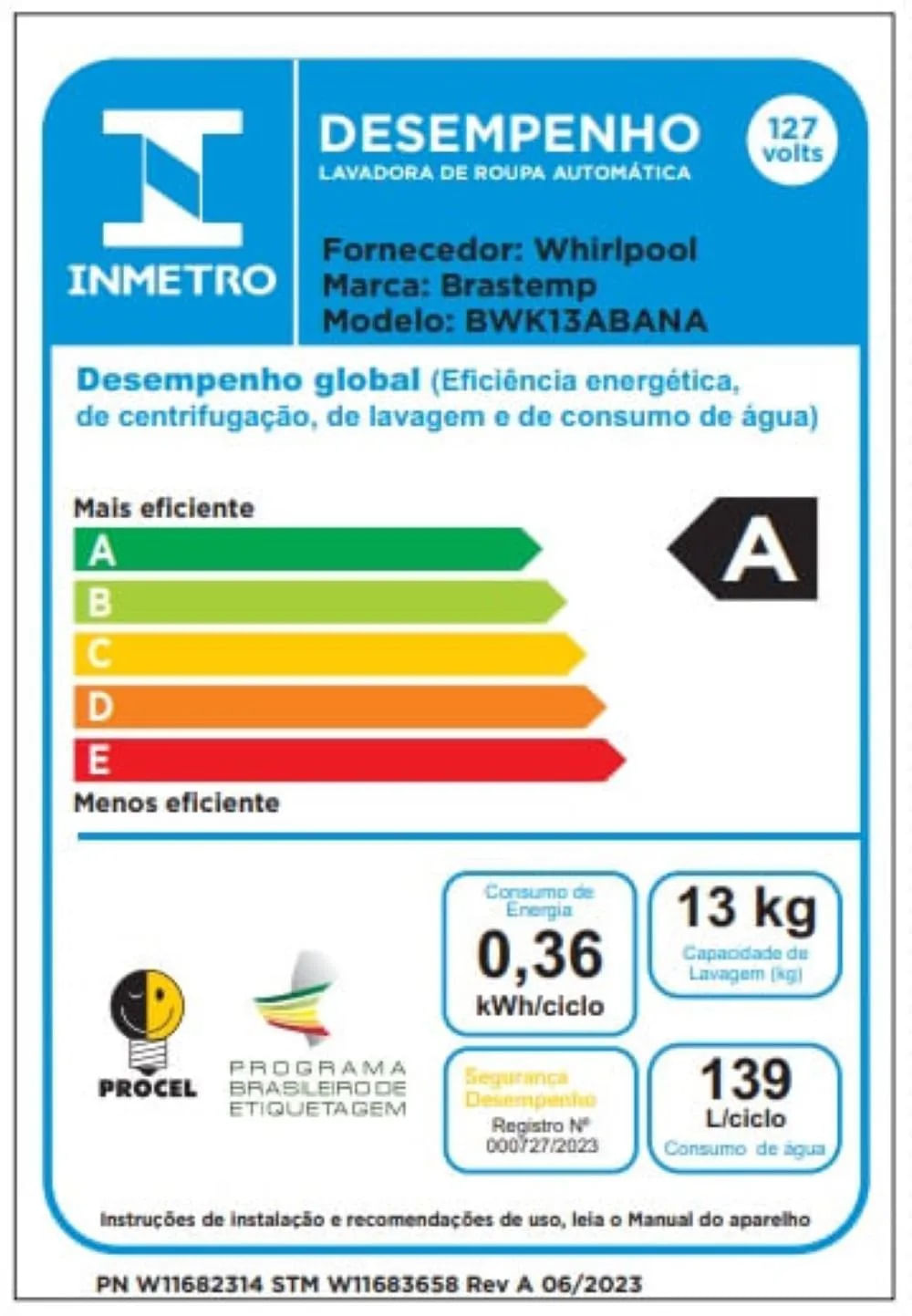 Lavadora Brastemp 13Kg com Ciclo Tira Manchas Advanced e Ciclo Antibolinha Branca BWK13AB – 127 Volts - Imagem 10