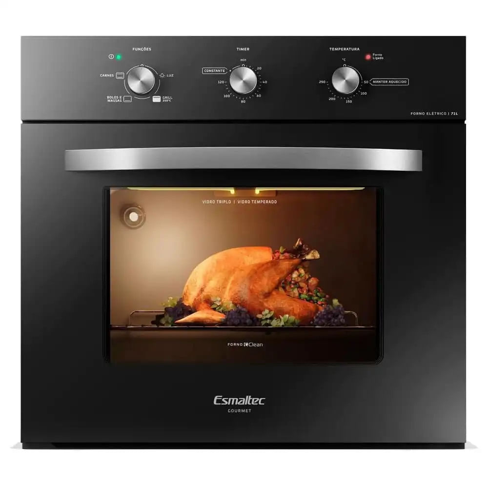 Forno de Embutir Esmaltec 71 Litros FE0171 Preto - 220 Volts - Imagem 3