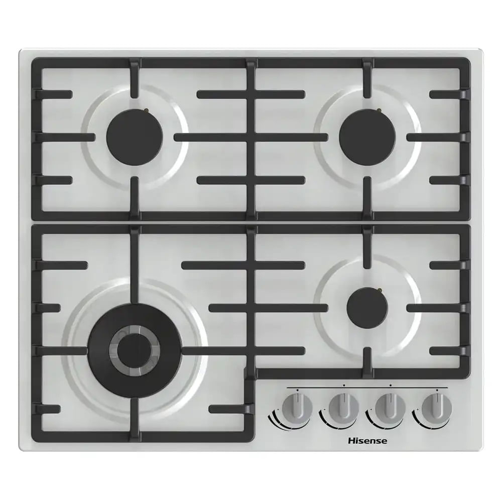 Cooktop Hisense 4 Bocas Inox GM663XB - 220 Volts