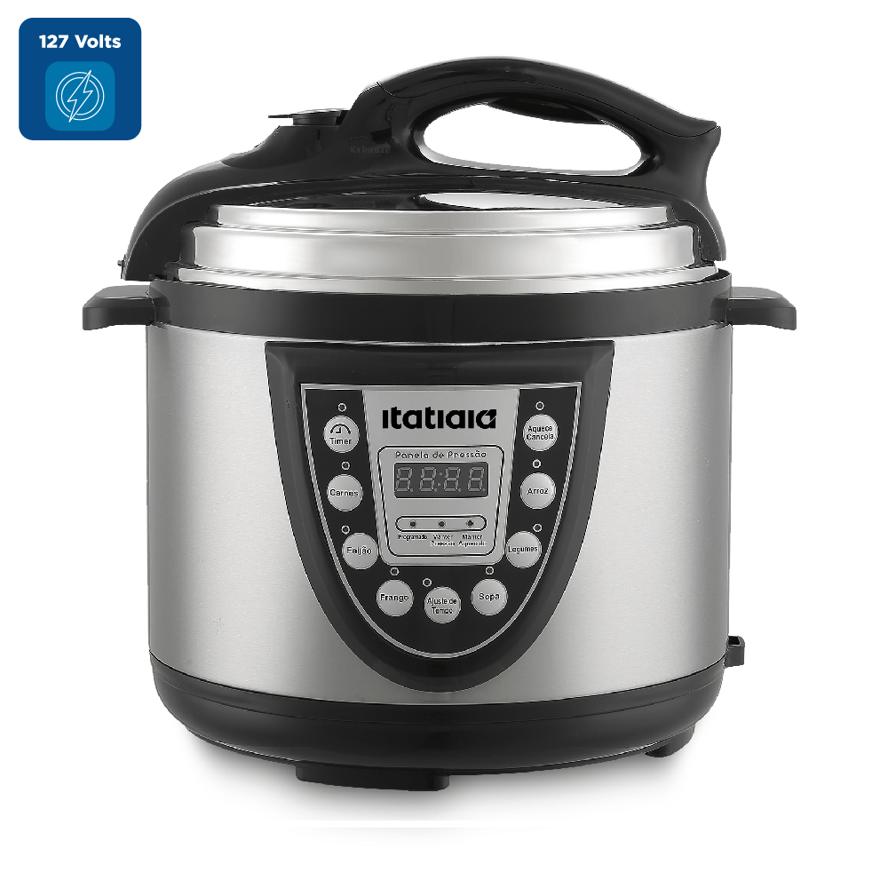 Panela de Pressão Elétrica Itatiaia Inox 5 Litros PPMID1002 – 127 Volts - Imagem 2