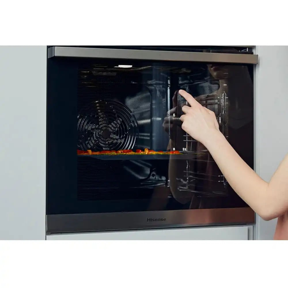 Forno Elétrico de Embutir Hisense 84 Litros Preto e Inox - 220 Volts - Imagem 9