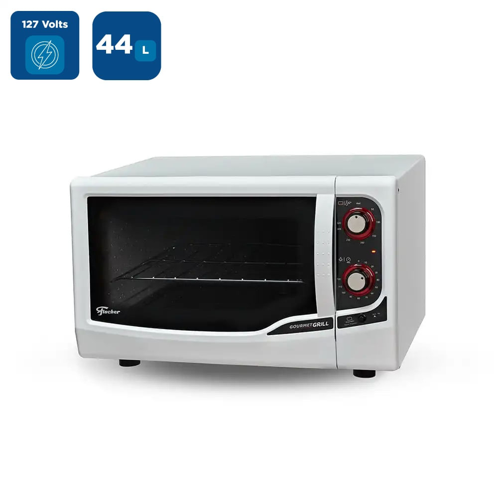 Forno Elétrico Fischer 44 Litros Gourmet Grill Branco - 127 Volts - Imagem 2