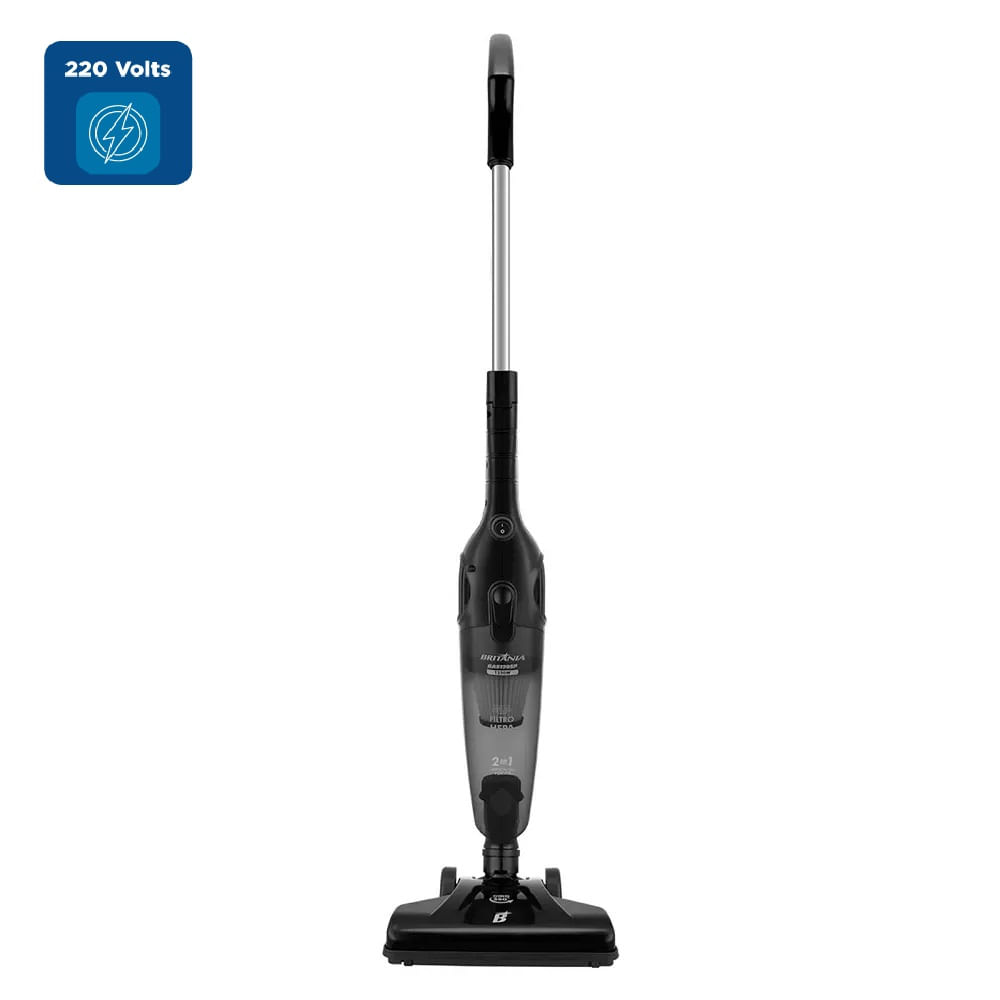Aspirador de Pó Vertical Britânia 2 em 1 Preto BAS1295P – 220 Volts - Imagem 2