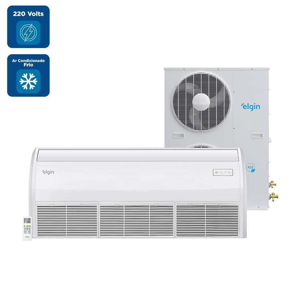 Ar Condicionado Split Piso Teto Elgin Eco 80000 BTU/h Frio Trifásico 45PEFE80C3CA – 220 Volts - Imagem 2