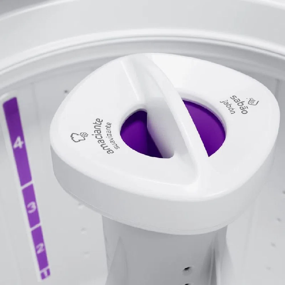 Lavadora de Roupas Consul 9Kg com Dosagem Econômica e Ciclo Edredom Branca CWB09BB – 127 Volts - Imagem 6