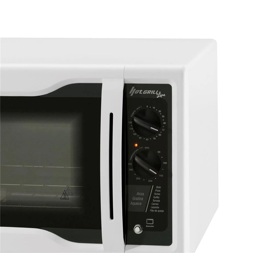 Forno Elétrico Fischer 44 Litros Hot Grill Line Branco - 127 Volts - Imagem 3