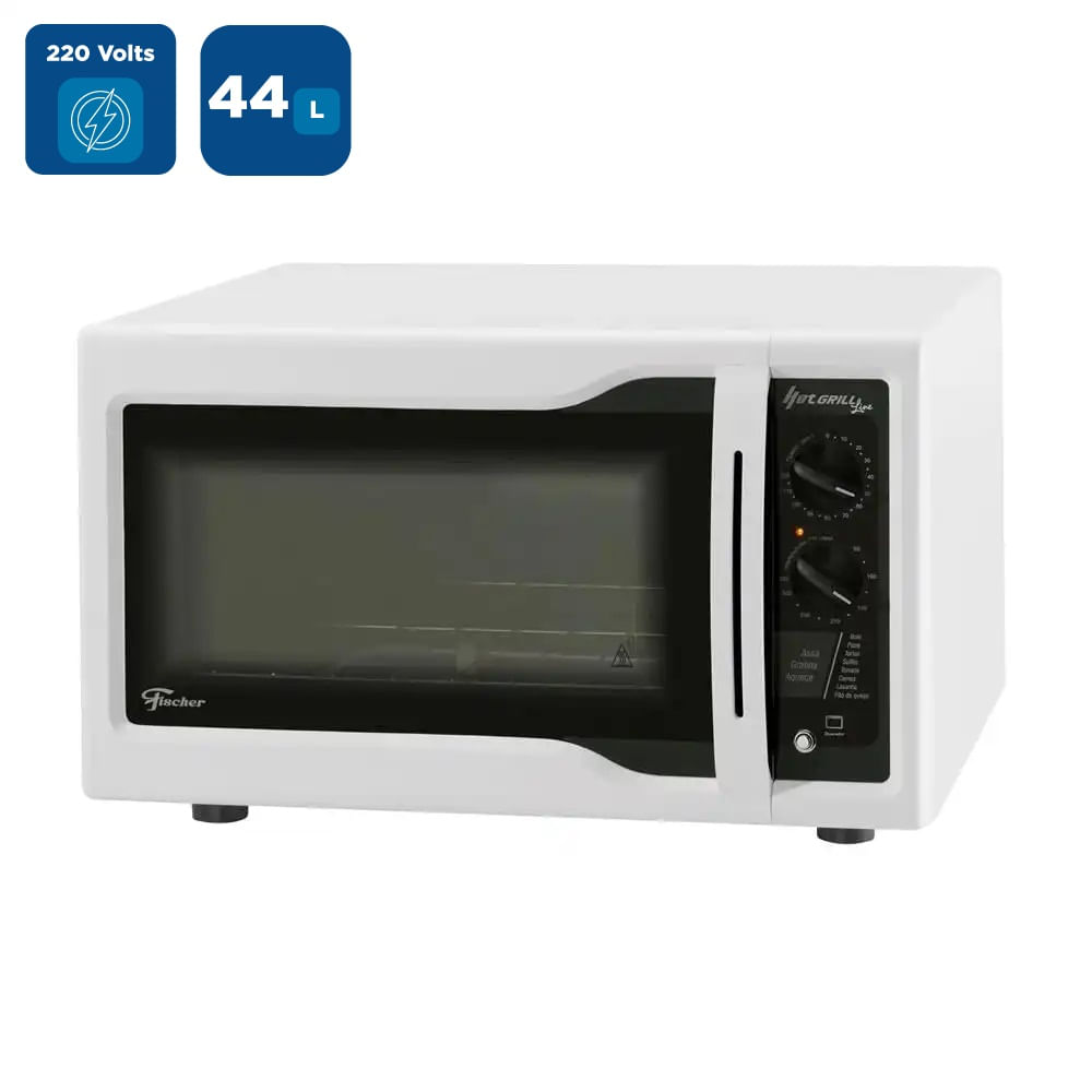Forno Elétrico Fischer 44 Litros Hot Grill Line Branco - 220 Volts - Imagem 2