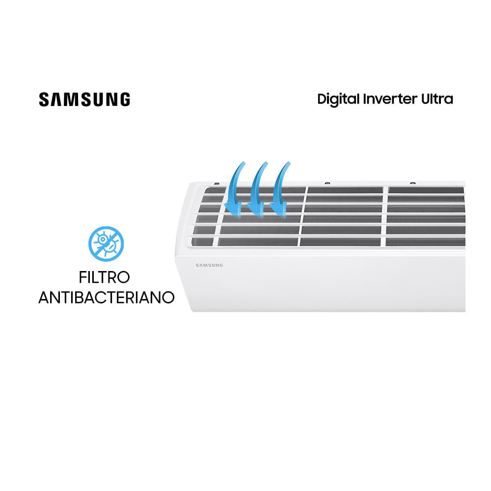 Ar Condicionado Split Hi Wall Inverter Samsung Digital Ultra 12000 BTU/h Quente e Frio AR12TSHZDWKNAZ – 220 Volts - Imagem 4