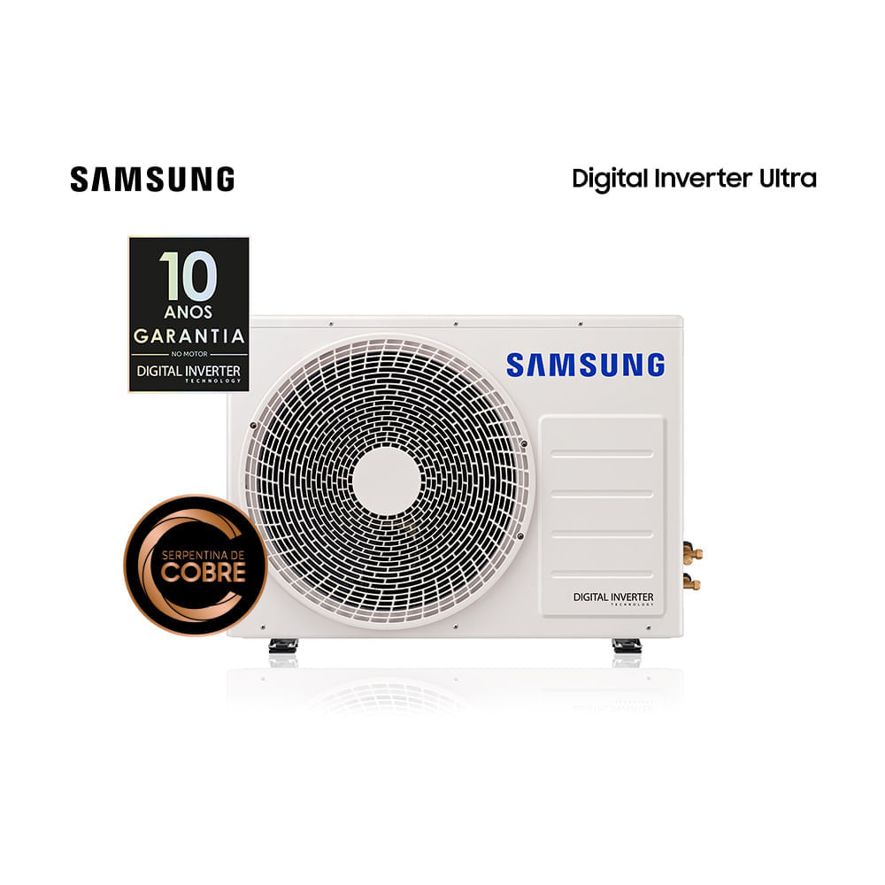 Ar Condicionado Split Hi Wall Inverter Samsung Digital Ultra 12000 BTU/h Quente e Frio AR12TSHZDWKNAZ – 220 Volts - Imagem 6