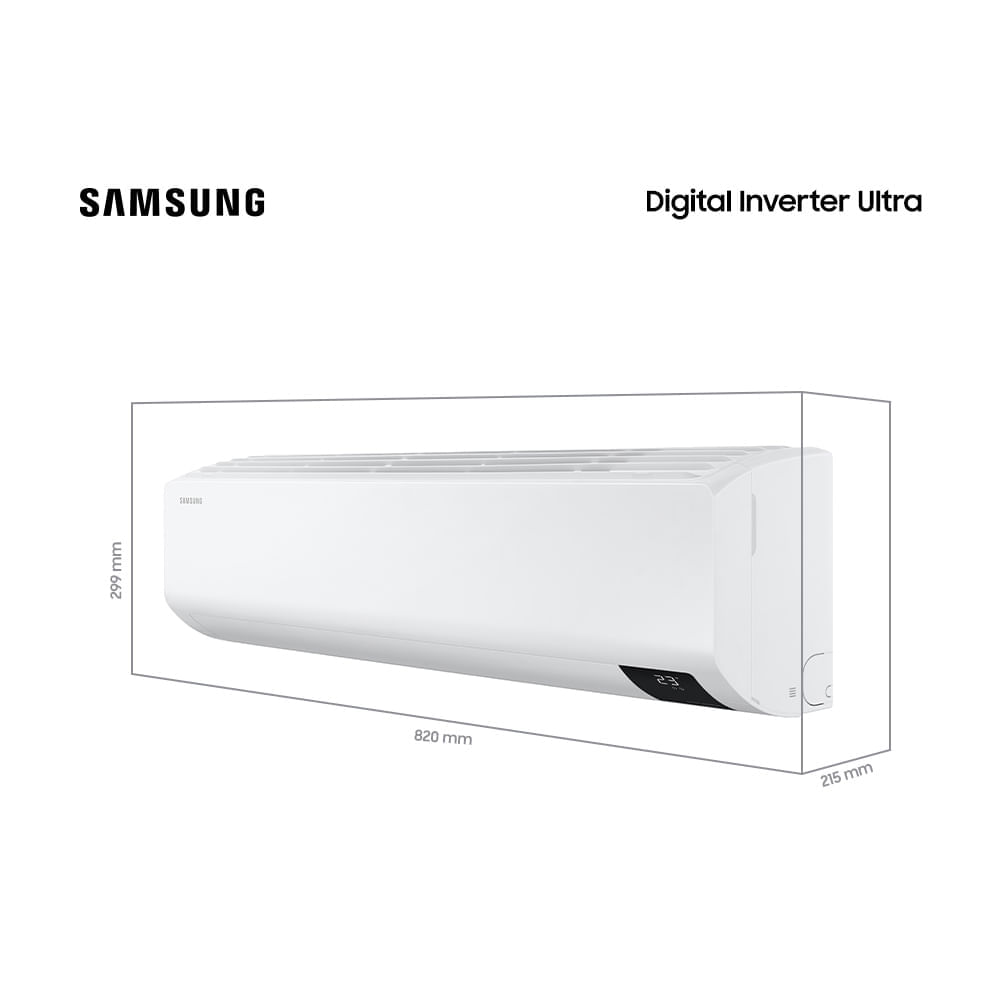 Ar Condicionado Split Hi Wall Inverter Samsung Digital Ultra 12000 BTU/h Quente e Frio AR12TSHZDWKNAZ – 220 Volts - Imagem 8