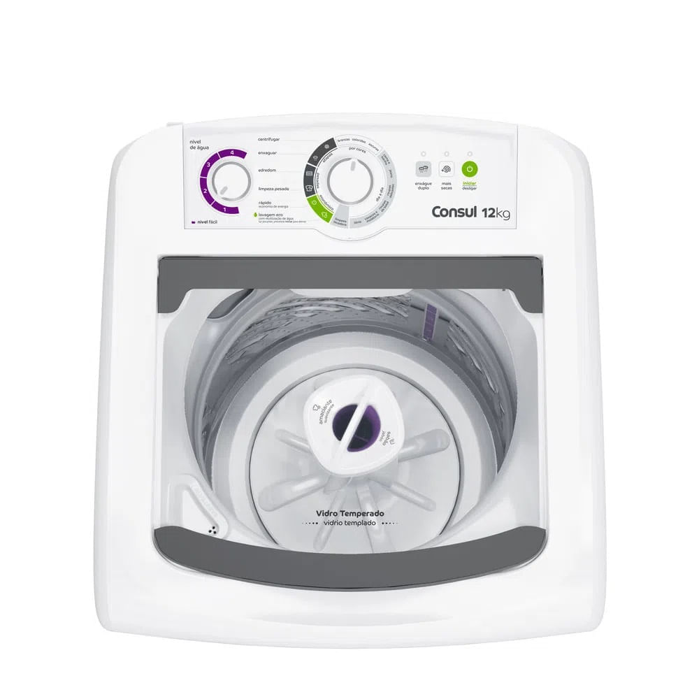 Lavadora de Roupas Consul 12Kg com Dosagem Econômica e Ciclo Edredom Branca CWH12BB – 127 Volts - Imagem 4