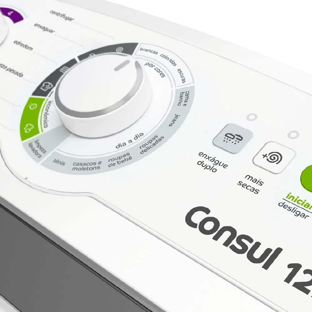 Lavadora de Roupas Consul 12Kg com Dosagem Econômica e Ciclo Edredom Branca CWH12BB – 127 Volts - Imagem 6