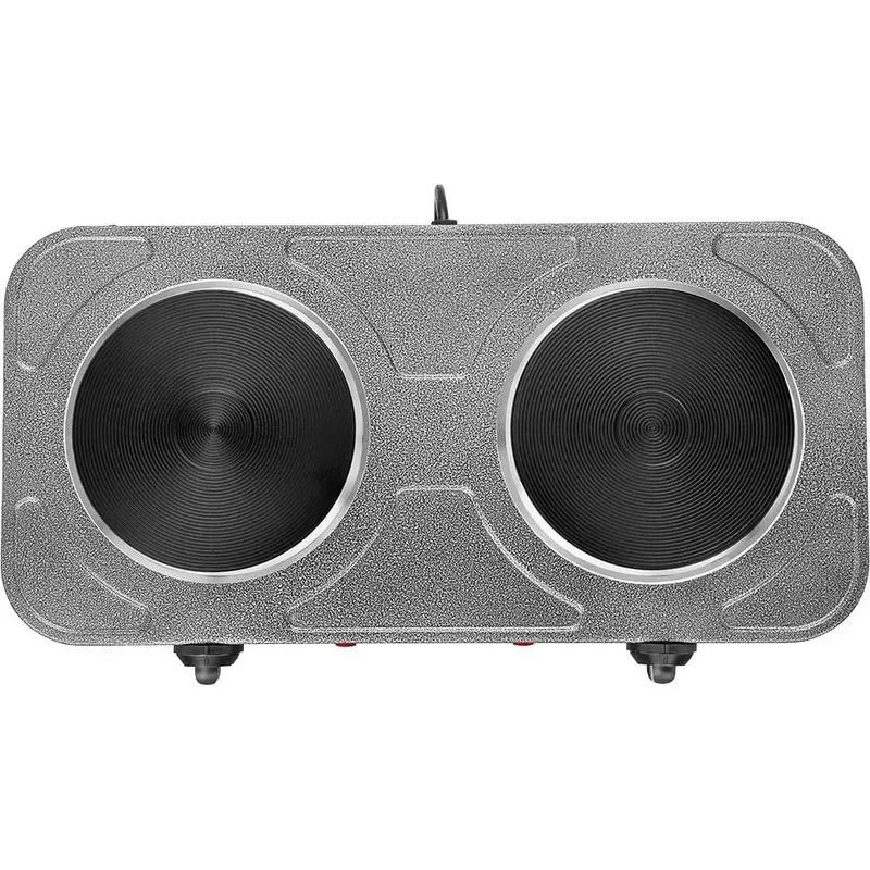 Fogão Elétrico De Bancada Lenoxx 2 Bocas Grand Pratic Prata PFE353 – 127 Volts - Imagem 4