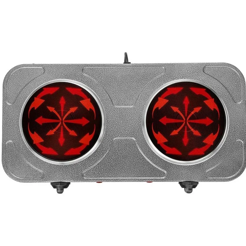 Fogão Elétrico De Bancada Lenoxx 2 Bocas Grand Pratic Prata PFE353 – 127 Volts - Imagem 5