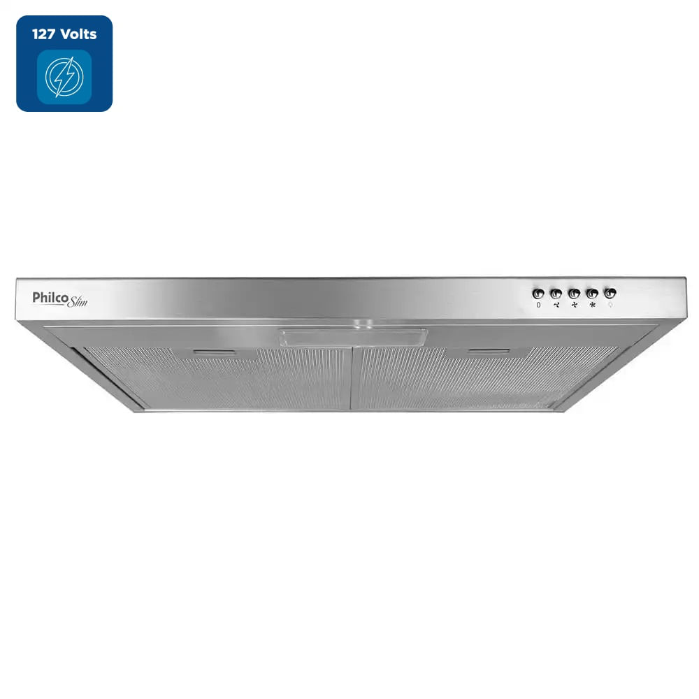 Depurador e Exaustor Philco 60cm Slim 3 Velocidades Inox PDR60I - 127 Volts - Imagem 2