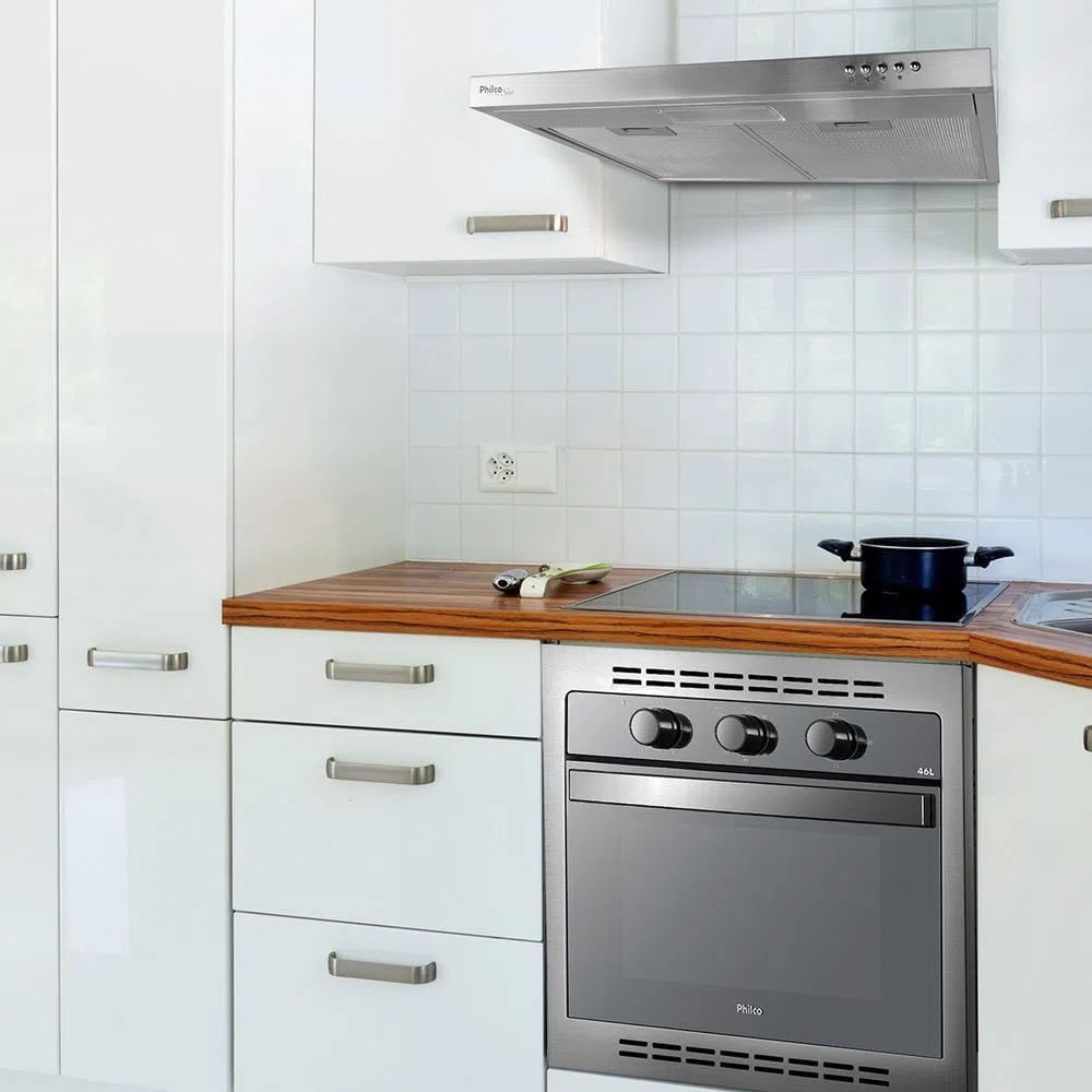 Depurador e Exaustor Philco 60cm Slim 3 Velocidades Inox PDR60I - 127 Volts - Imagem 6