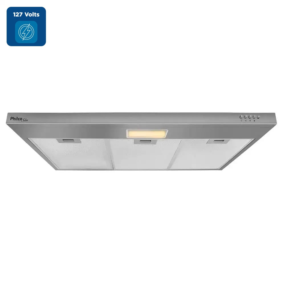 Depurador e Exaustor Philco Slim 3 Velocidades 90CM Inox PDR90I – 127 Volts - Imagem 2