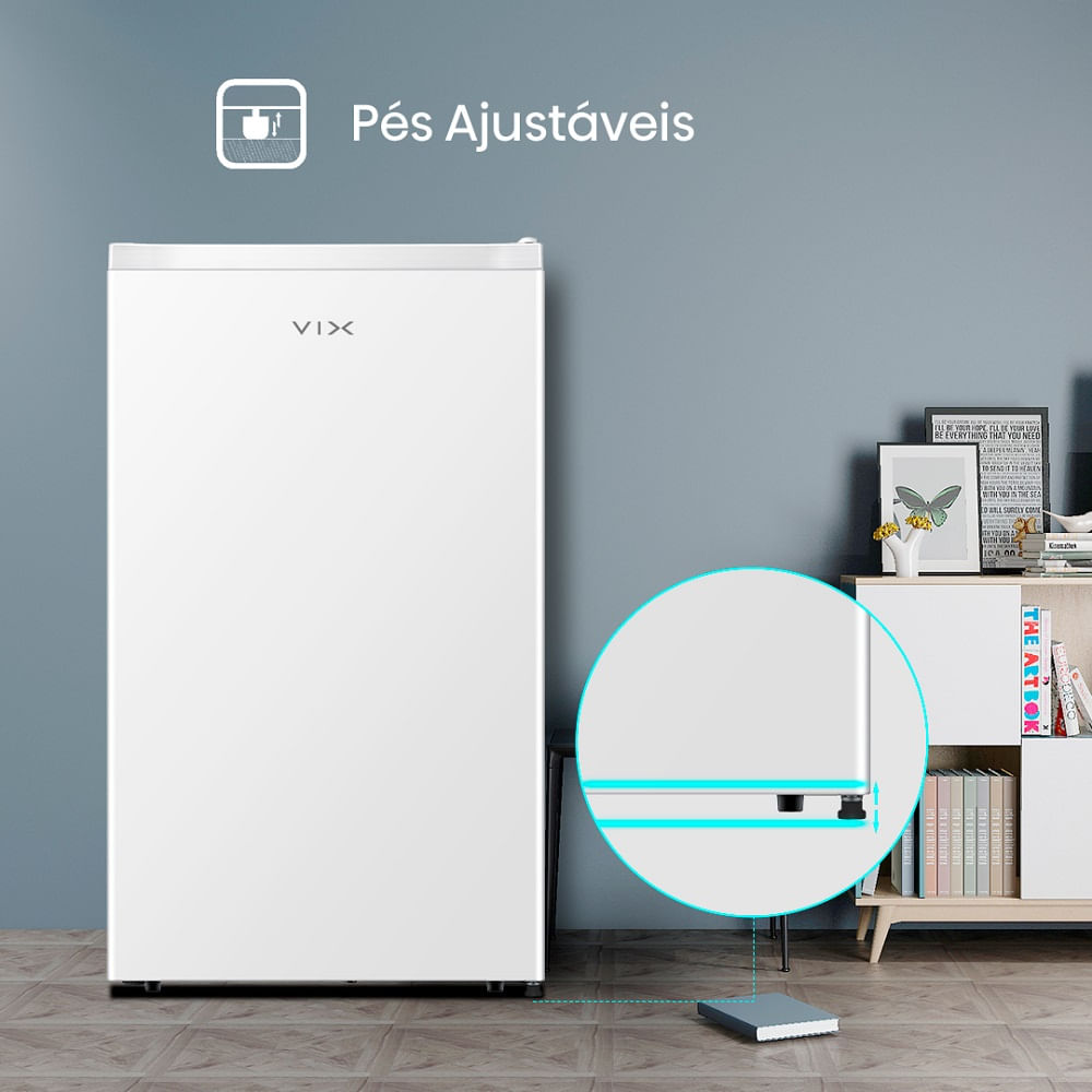 Frigobar Vix 115 Litros Porta Reversível Branco RR157VX2A – 220 Volts - Imagem 9