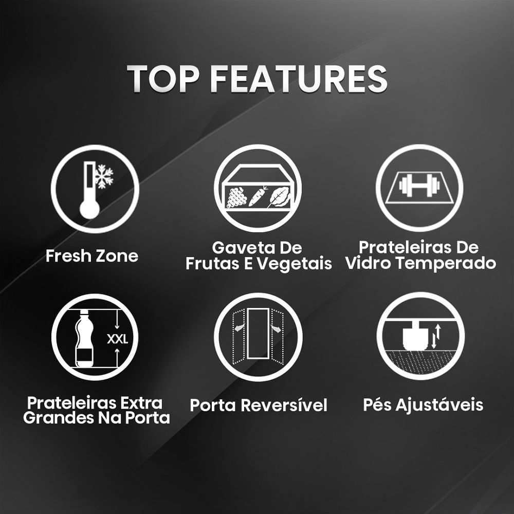 Frigobar Vix 115 Litros Porta Reversível Branco RR157VX2A – 220 Volts - Imagem 11