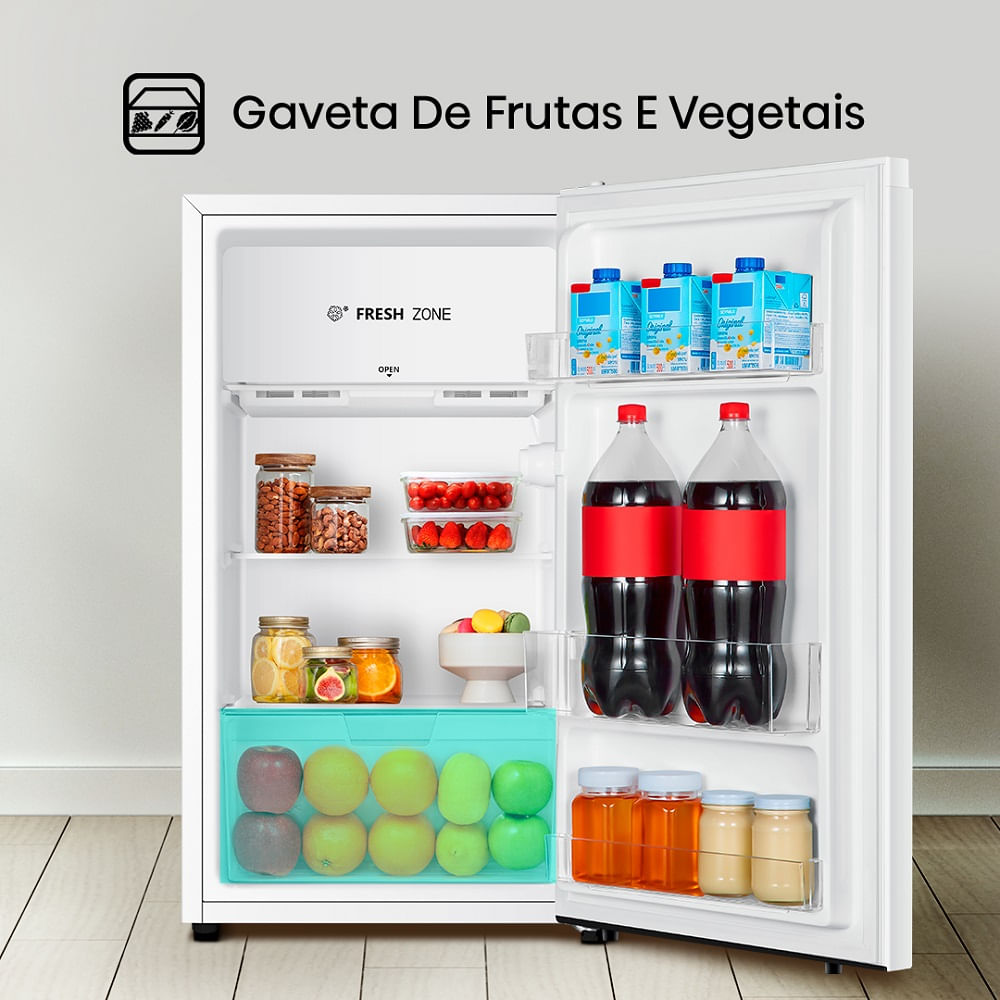 Frigobar Vix 115 Litros Porta Reversível Branco RR157VX2A – 220 Volts - Imagem 14