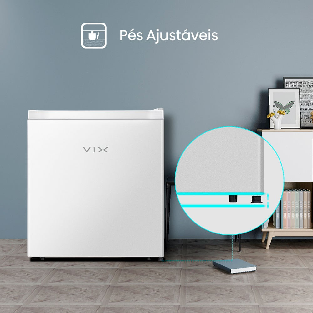Frigobar Vix 44 Litros Porta Reversível Branco RR58VX2A – 220 Volts - Imagem 9
