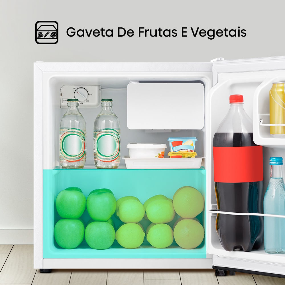 Frigobar Vix 44 Litros Porta Reversível Branco RR58VX2A – 220 Volts - Imagem 14