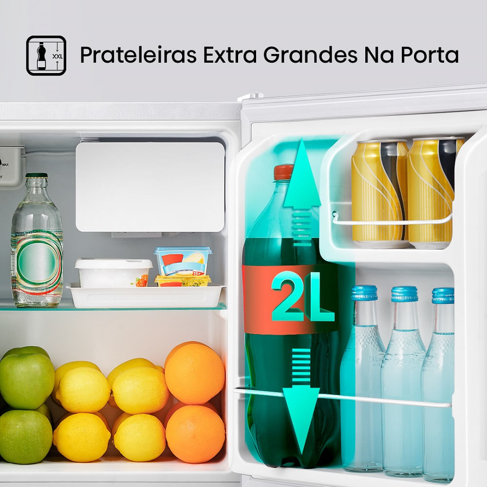 Frigobar Vix 44 Litros Porta Reversível Branco RR58VX2A – 220 Volts - Imagem 15