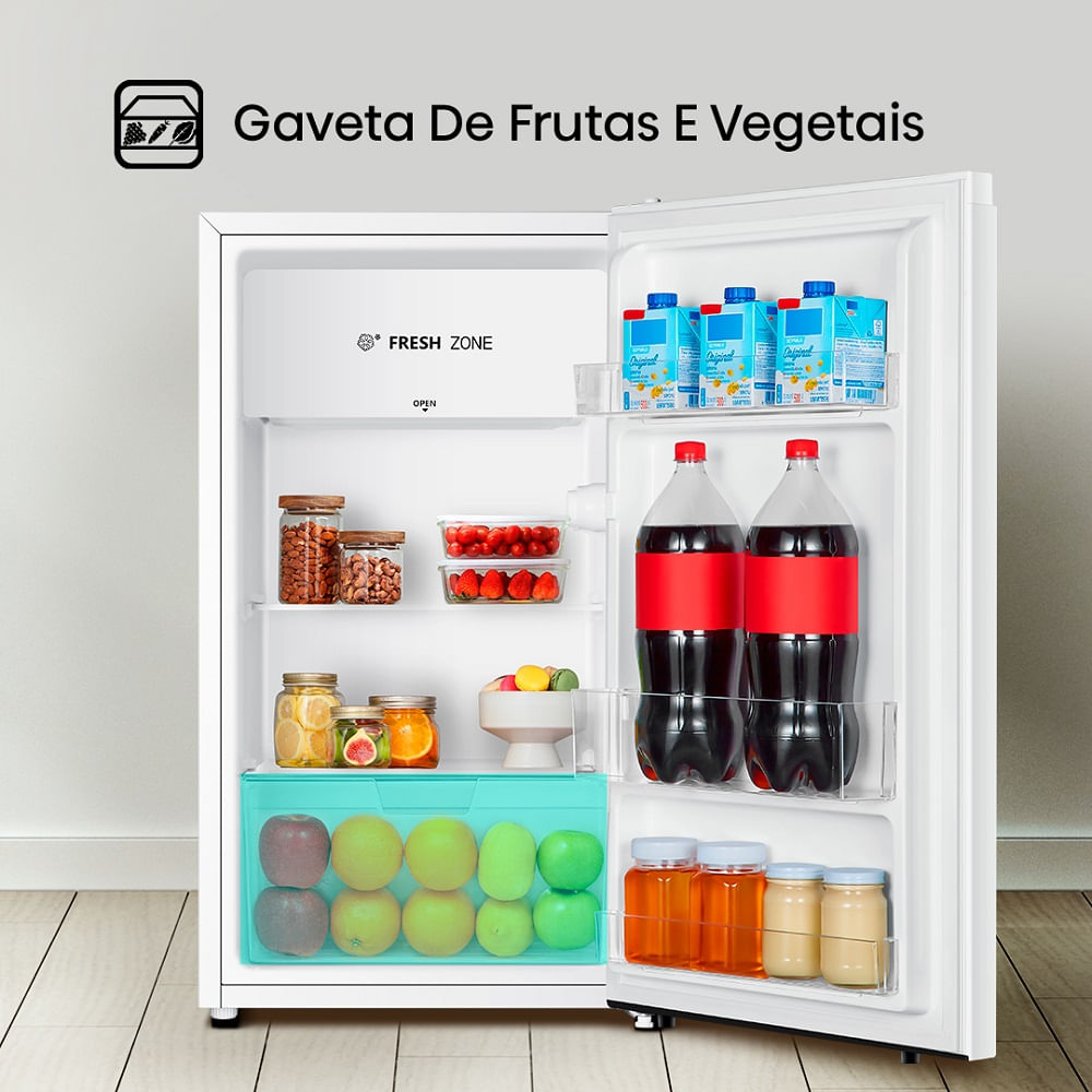 Frigobar Vix 90 Litros Porta Reversível Branco RR121VX3A – 127 Volts - Imagem 15