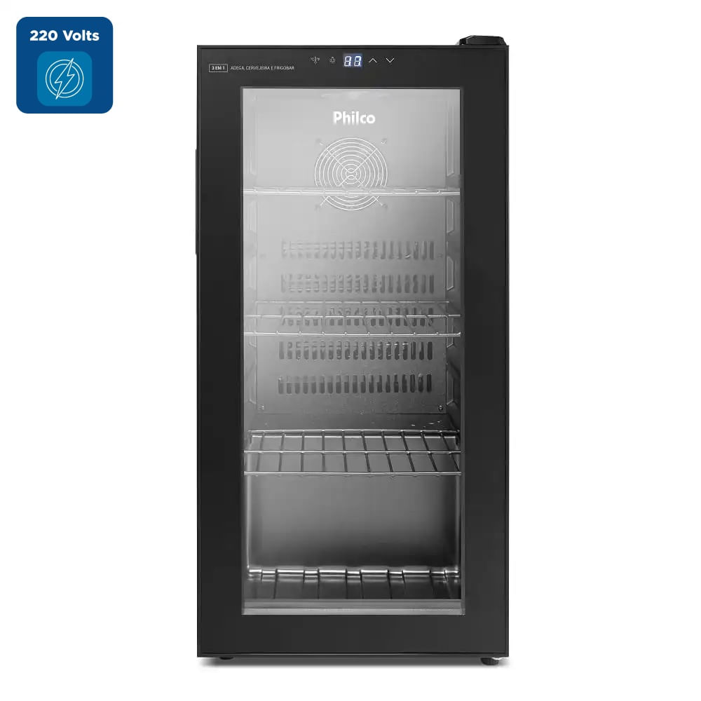 Cervejeira Philco 82 Litros 3 em 1 Preta PCV142P - 220 Volts - Imagem 2