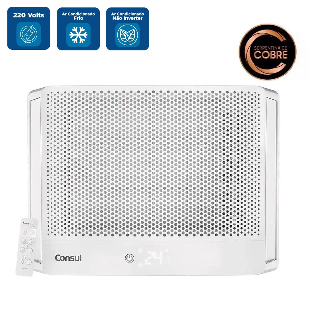 Ar Condicionado Janela Consul 7500 BTU/h Frio Eletrônico CCN07FBBNA – 220 Volts - Imagem 2