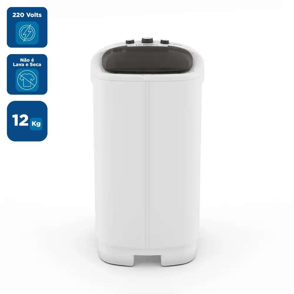 Lavadora de Roupas Mueller 12kg Family Aquatec Branca – 220 Volts - Imagem 2