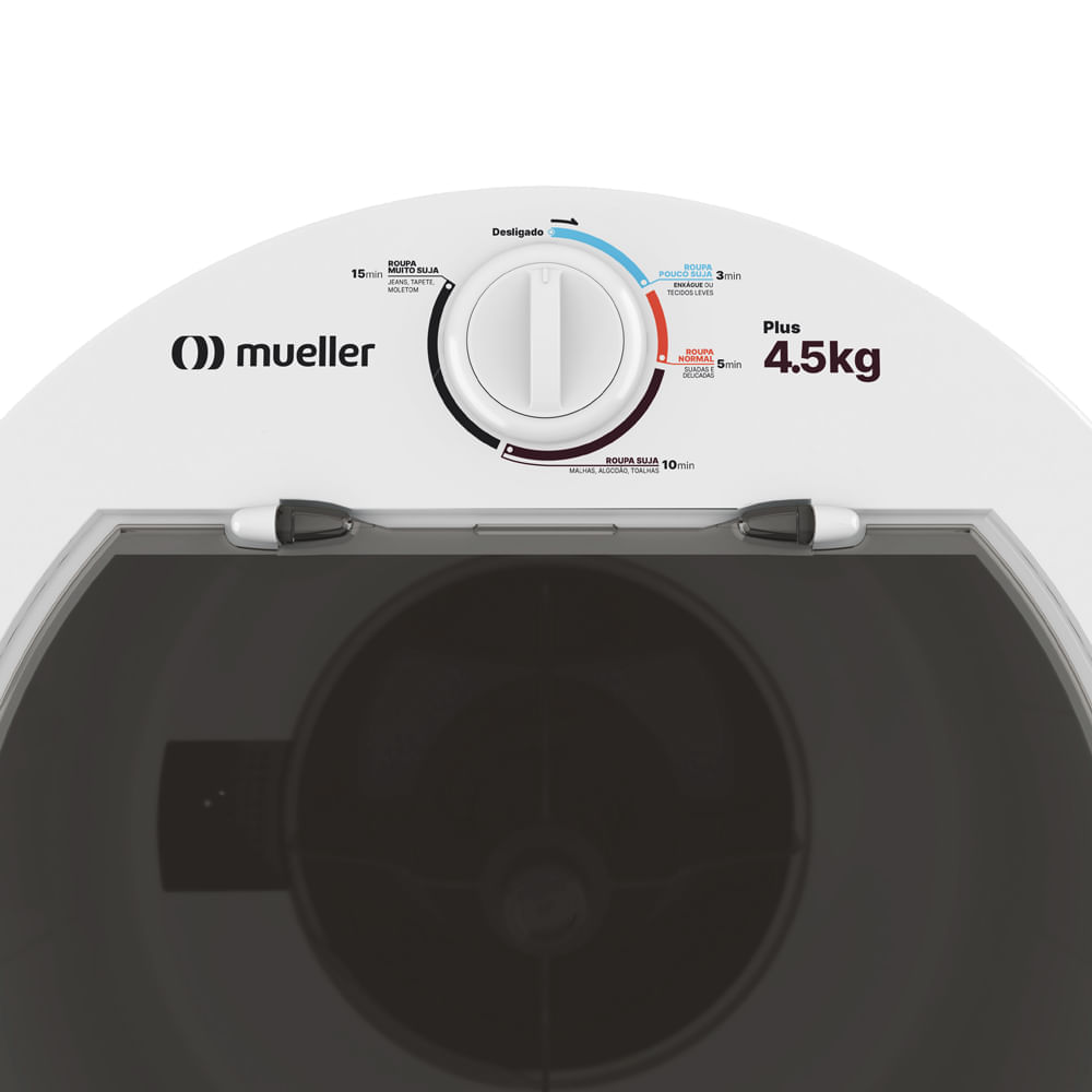 Lavadora De Roupas Mueller 4,5kg Plus Branco – 220 Volts - Imagem 6