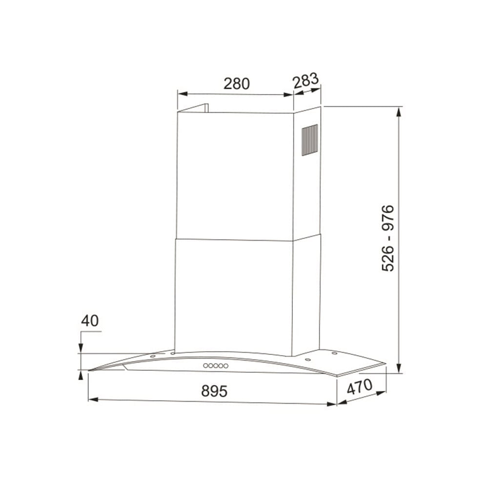 Coifa de Parede Franke 90 cm Inox Glass Classic - 220 Volts - Imagem 5