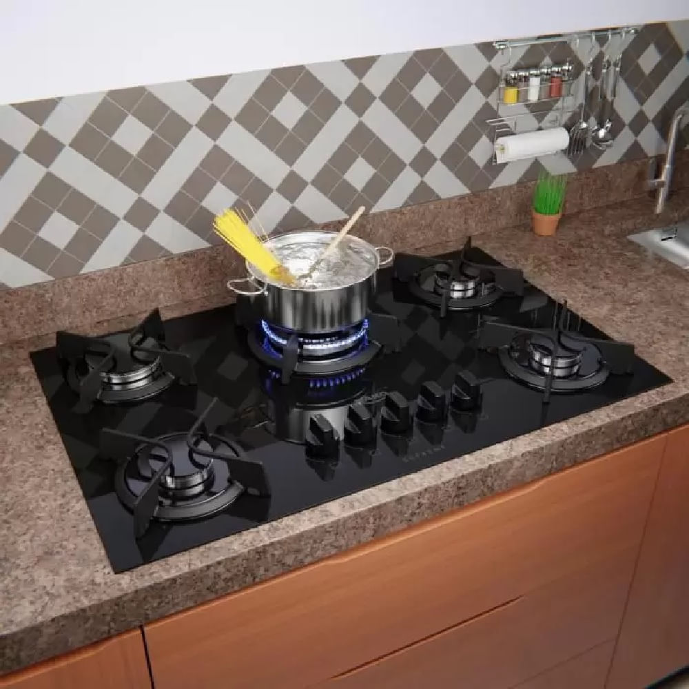 Cooktop Dako 5 Bocas Supreme Preto - Bivolt - Imagem 8