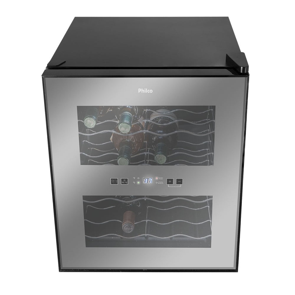 Adega Philco 16 Garrafas com Display Digital Preta PAD16E - Bivolt - Imagem 4