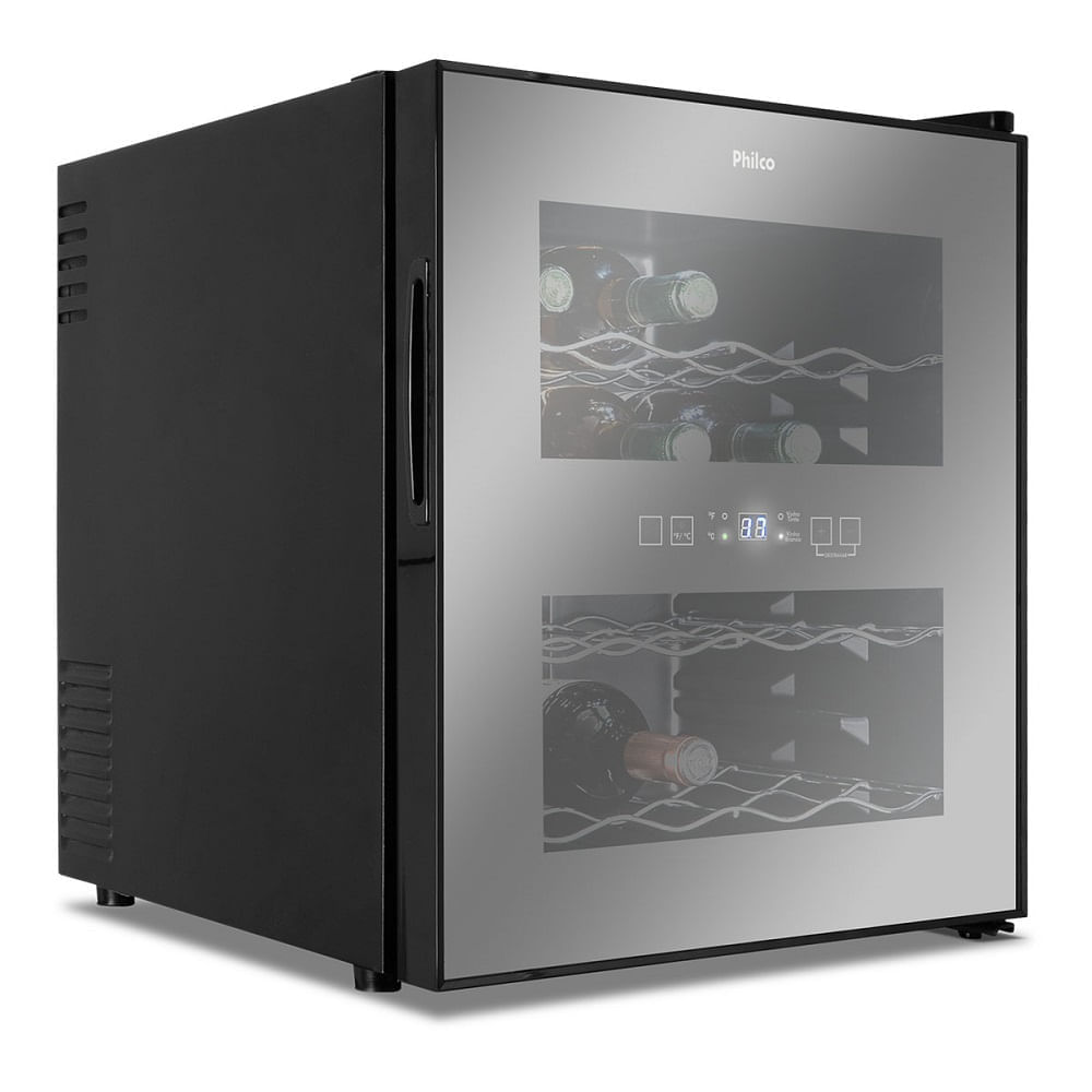 Adega Philco 16 Garrafas com Display Digital Preta PAD16E - Bivolt - Imagem 5