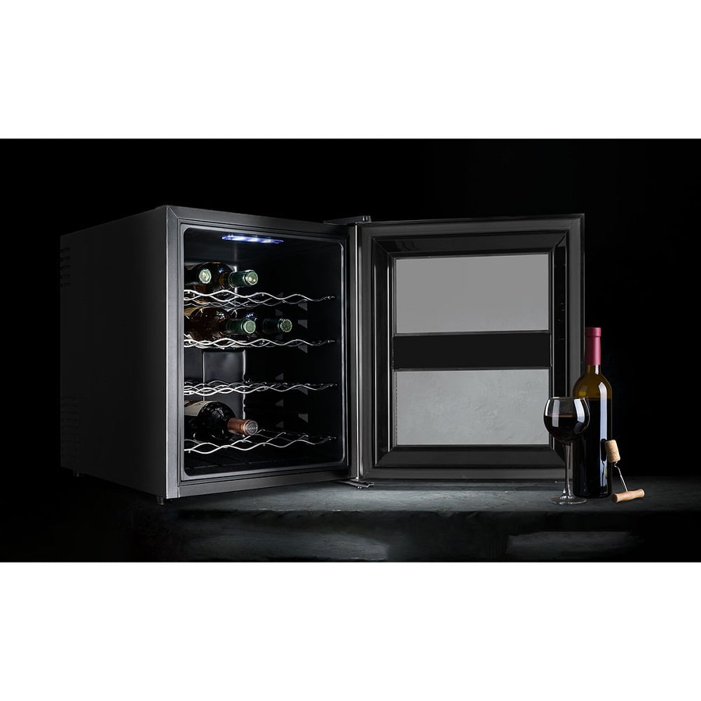Adega Philco 16 Garrafas com Display Digital Preta PAD16E - Bivolt - Imagem 15