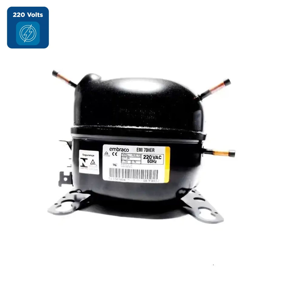 Compressor Embraco 1/5 R134 EMI70HER - Imagem 2