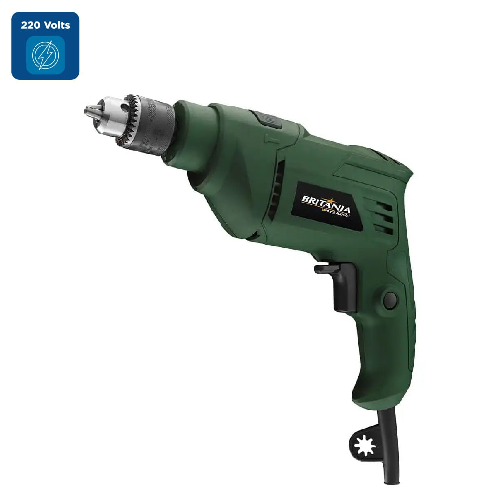 Furadeira Britânia de Impacto 2 em 1 Verde BFU01M – 220 Volts - Imagem 2