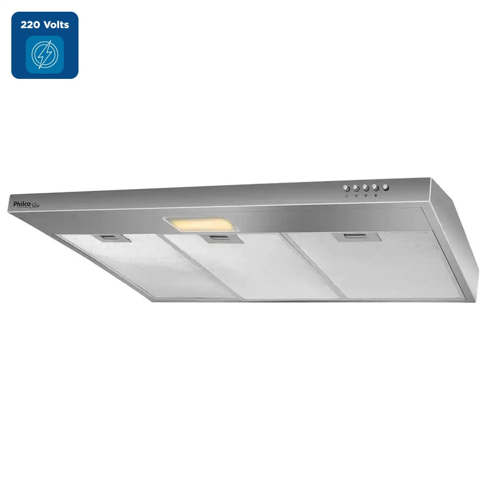 Depurador e Exaustor Philco Slim 3 Velocidades 90CM Inox PDR90I – 220 Volts - Imagem 2