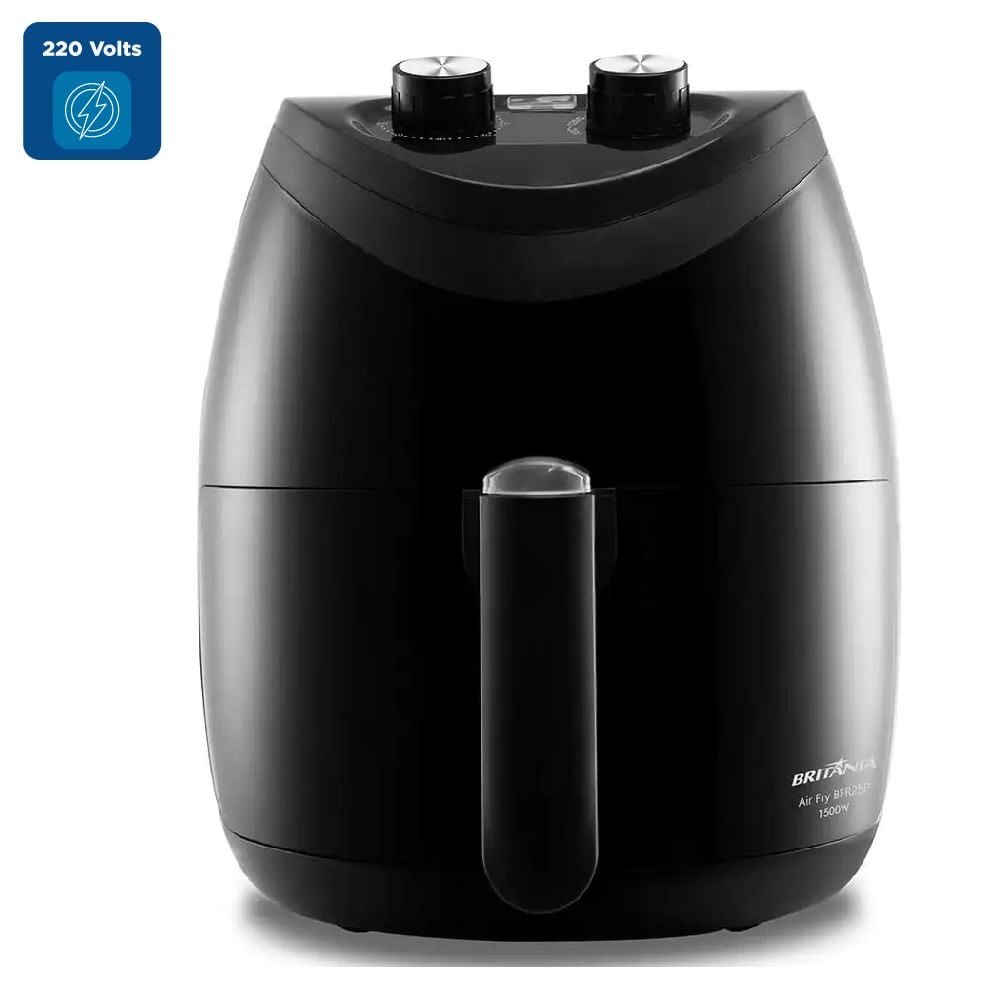 Fritadeira Elétrica Air Fry Britânia 3,5 Litros Preto BFR25P - 220 Volts - Imagem 2