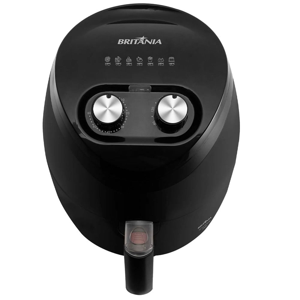 Fritadeira Elétrica Air Fry Britânia 3,5 Litros Preto BFR25P - 220 Volts - Imagem 4
