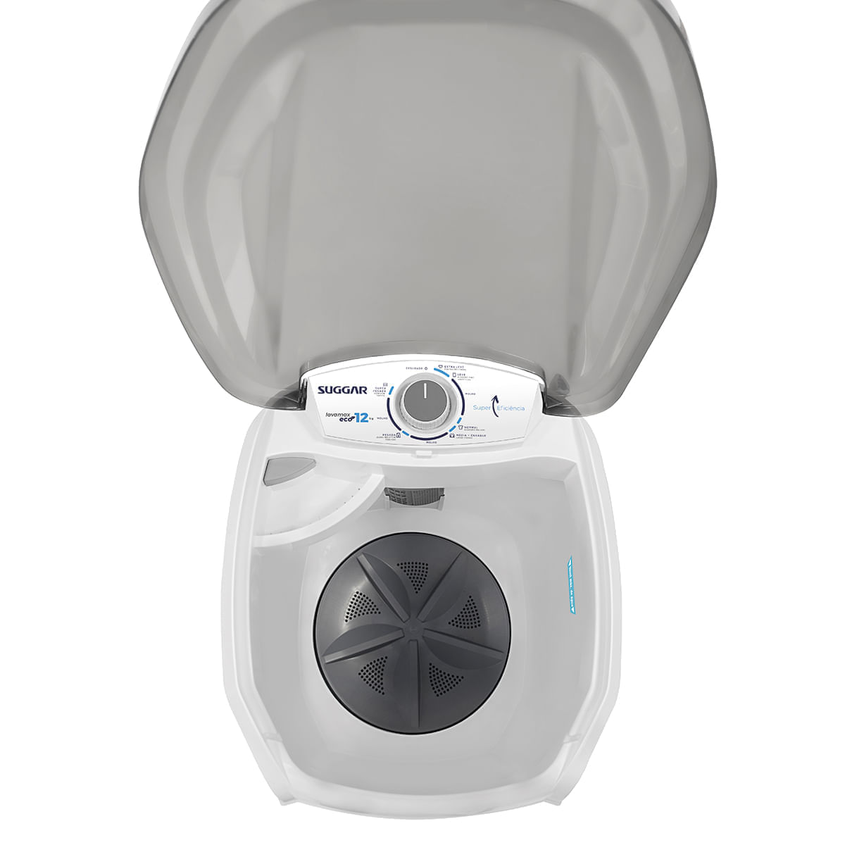 Lavadora de Roupas Suggar 12Kg Lavamax Eco Branca LE1202BR – 220 Volts - Imagem 4