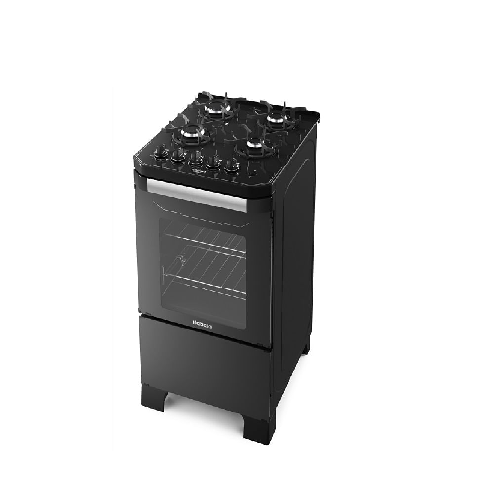Fogão de Piso Itatiaia 4 Bocas Itamaster Preto – Bivolt - Imagem 3