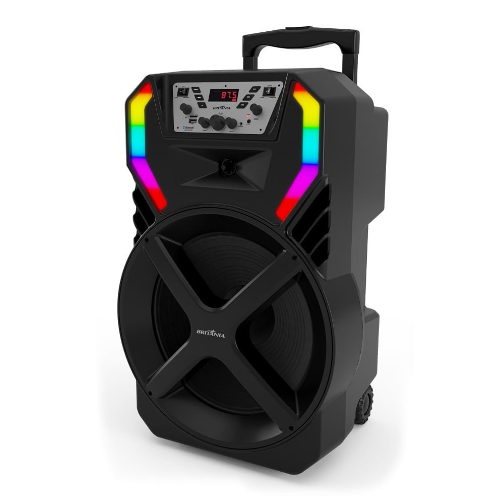 Caixa Acústica Britânia Flash Light Woofer 12 Preta BCX12100 – Bivolt - Imagem 3